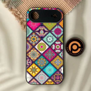 iPhone Air - Mandala Art Design - Premium Metal Printed Soft Bumper Shock Proof Case - Image 1