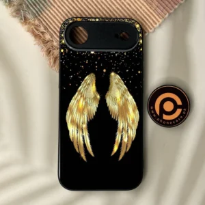 iPhone Air - Angel Wings Design 1 - Premium Metal Printed Soft Bumper Shock Proof Case - Image 1