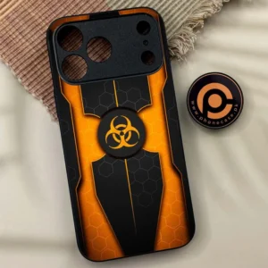 iPhone 17 Pro Max - Biohazard Sign Design 2 - Premium Metal Printed soft Bumper shock Proof Case CS-40516 - Image 1