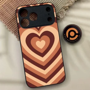 iPhone 17 Pro Max - Heart Beat Series - Premium Metal Printed soft Bumper shock Proof Case - Image 1