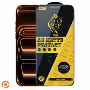 iPhone 17 Pro Max - AG Matte Anti-Spy Privacy Screen Protector – 9H Tempered Glass, Bubble-Free Full Glue - Image 1