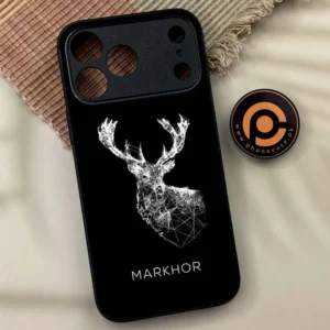 iPhone 17 Pro Max - Markhor Design 4 - Premium Metal Printed soft Bumper shock Proof Case CS-39330 CS-40582 CS-40583 - Image 1