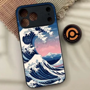 iPhone 17 Pro - Ocean Wave Art - Premium Metal Printed soft Bumper shock Proof Case - Image 1