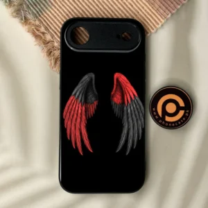 iPhone Air - Angel Wings Design 7 - Premium Metal Printed Soft Bumper Shock Proof Case - Image 1