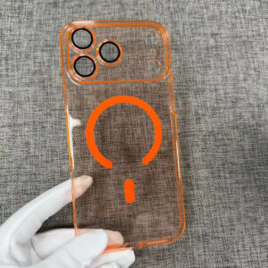 iPhone 17 Pro Max - Crystal Clear Full Protection Case With Built in Camera Lens Protector - Image 1
