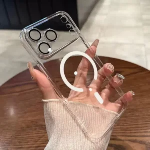 iPhone 17 Pro Max - Crystal Clear Full Protection Case With Built in Camera Lens Protector - Image 1