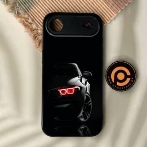 iPhone Air - Black Art Design 6 - Premium Metal Printed Soft Bumper Shock Proof Case - Image 1