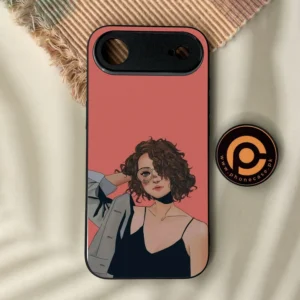 iPhone Air - Anime Girls Design 6 - Premium Metal Printed Soft Bumper Shock Proof Case - Image 1