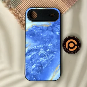iPhone Air - Blue 2.0 Design 2 - Premium Metal Printed Soft Bumper Shock Proof Case - Image 1