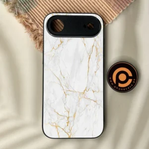 iPhone Air - White Design 8 - Premium Metal Printed Soft Bumper Shock Proof Case - Image 1